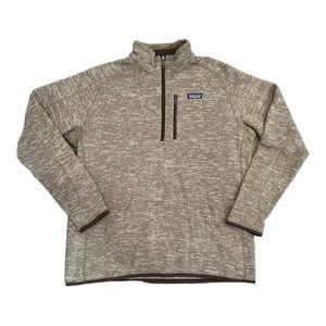 Patagonia Men’s Brown 1/4 Zip Sweater